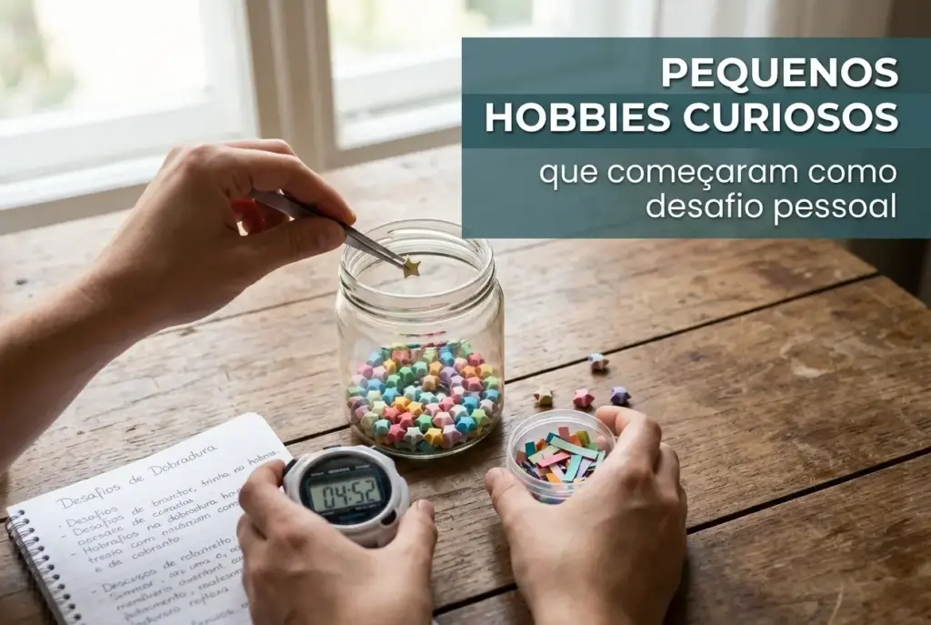 Pequenos hobbies curiosos que começaram como desafio pessoal