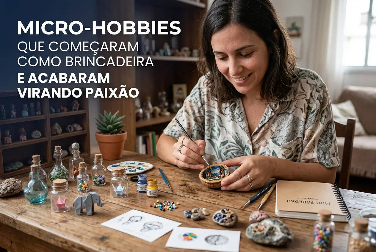 Mulher pintando peça de cerâmica em hobby criativo