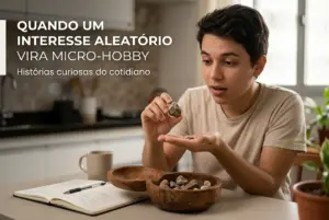 Quando um interesse aleatório vira micro-hobby: histórias curiosas do cotidiano